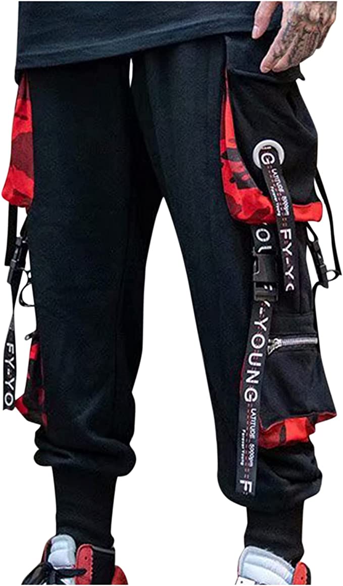  red cargo unisex pants